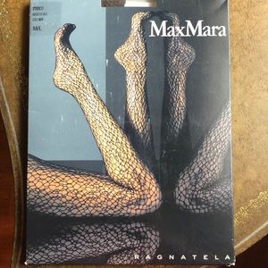 MaxMara Fishnet Pantyhose NWT  size M / L